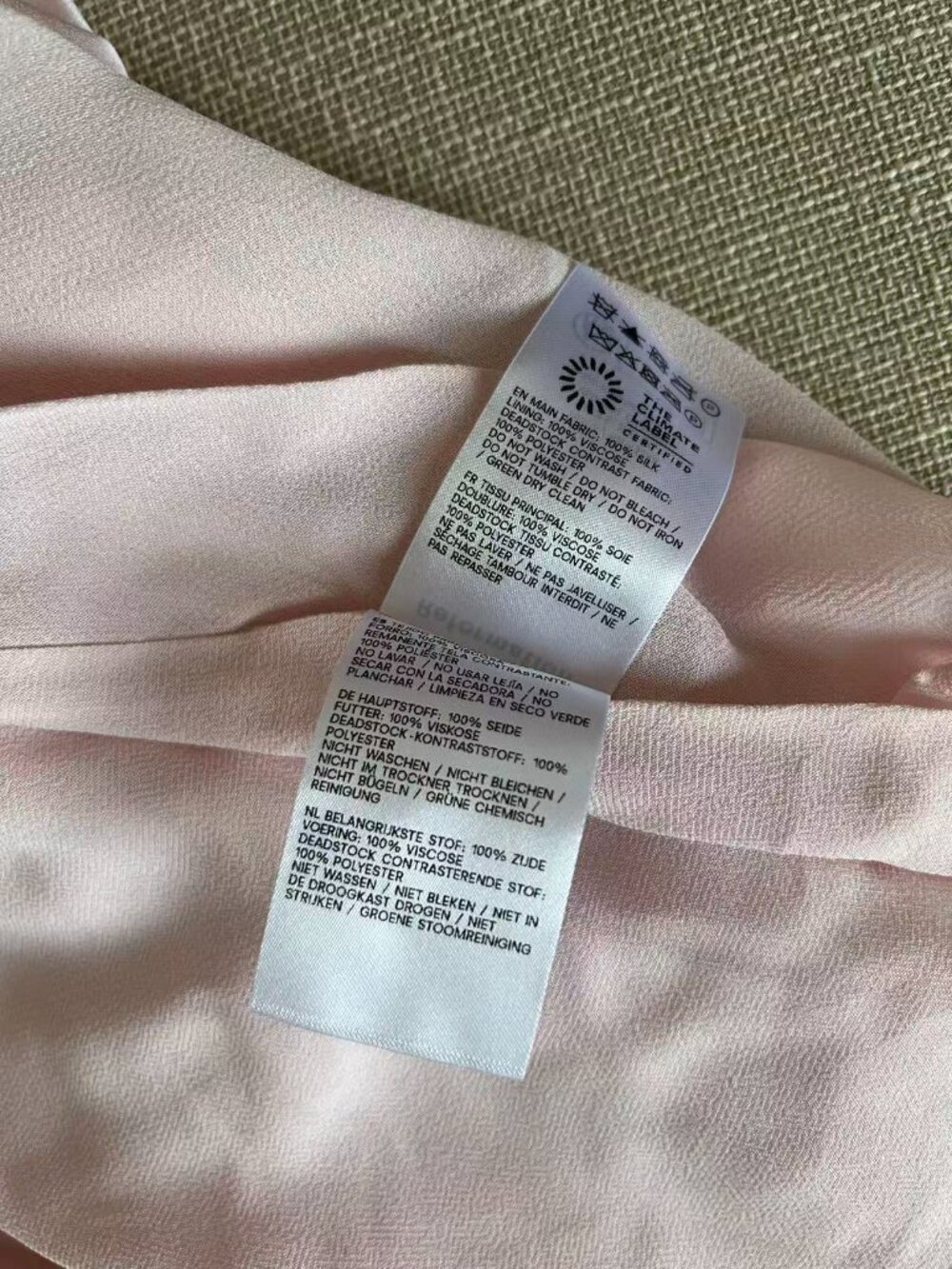 NWT Reformation Tiffani Silk Maxi Dress Gown US2 Cherry Blossom Pink - Picture 11 of 12